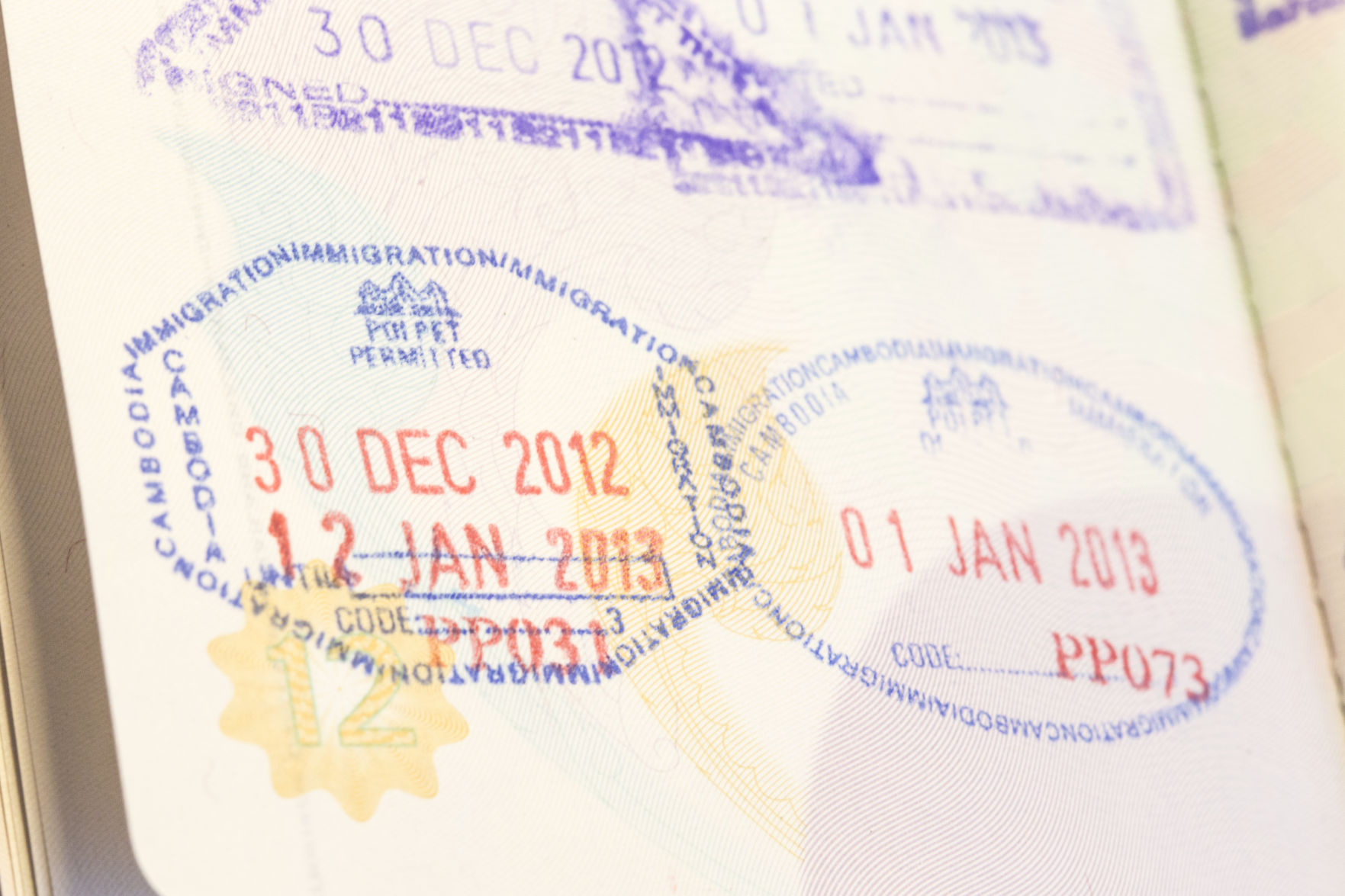 Pay attention when a customs official gives you a piece of paper and put it someplace safe.
